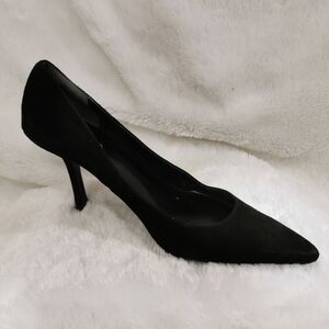 NWOB Aldo Pointed Toe Black Suede Pumps - Sz 38